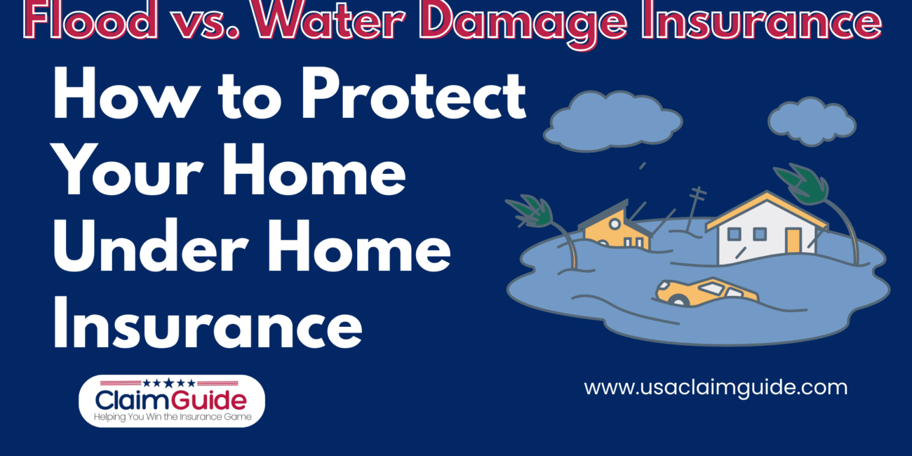 Flood vs. Water Damage Insurance
