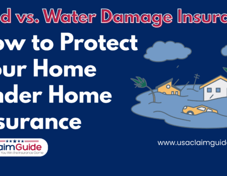 Flood vs. Water Damage Insurance