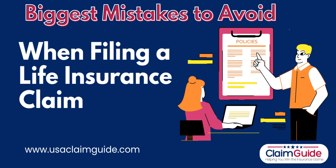 Mistakes to Avoid When Filing a Life Insurance Claim