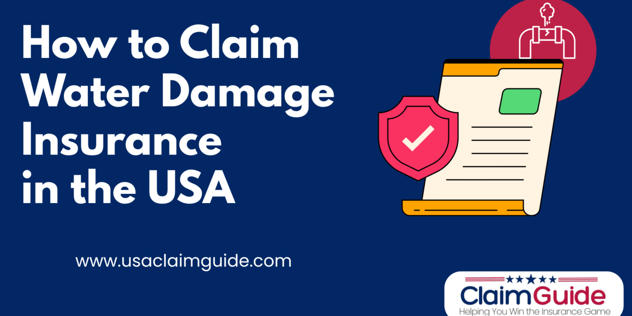 The Ultimate Guide: Water Damage Insurance Claim Procedure, Payout, Tips in the USA