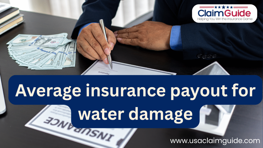 Water Damage Insurance Claim Procedure, Payout, Tips in the USA