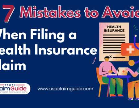 mistakes to avoid when filing a health insurance claim