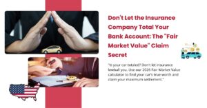 Don’t Let the Insurance Company Total Your Bank Account: The “Fair Market Value” Claim Secret